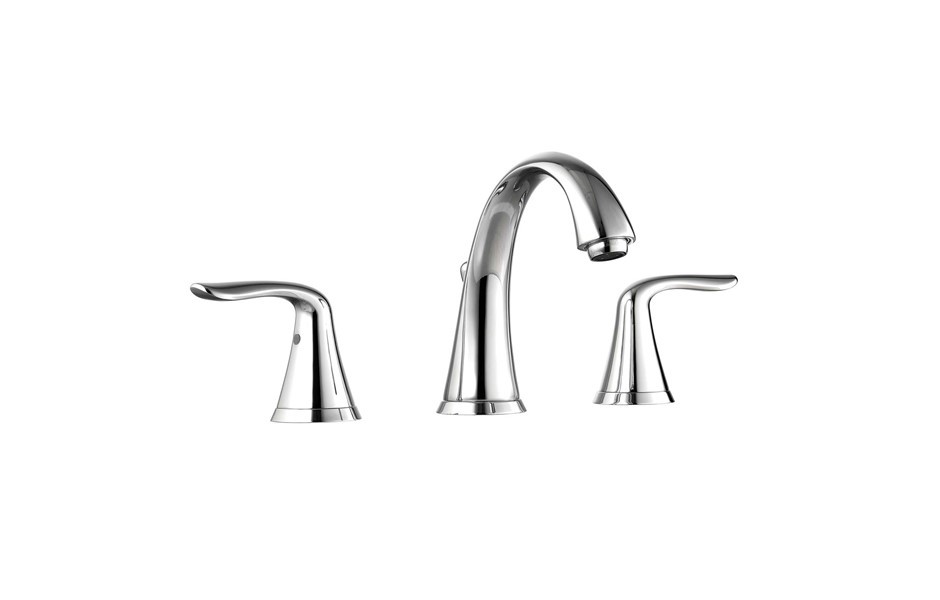 Wolverine Brass 86430 Artis 2 Handle Widespread Lavatory Faucet with Pop-Up, Chrome