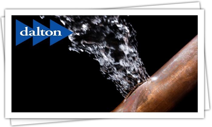Dalton Plumbing, Heating, Cooling, Electric and Fireplaces, Inc — Burst Pipe Repair