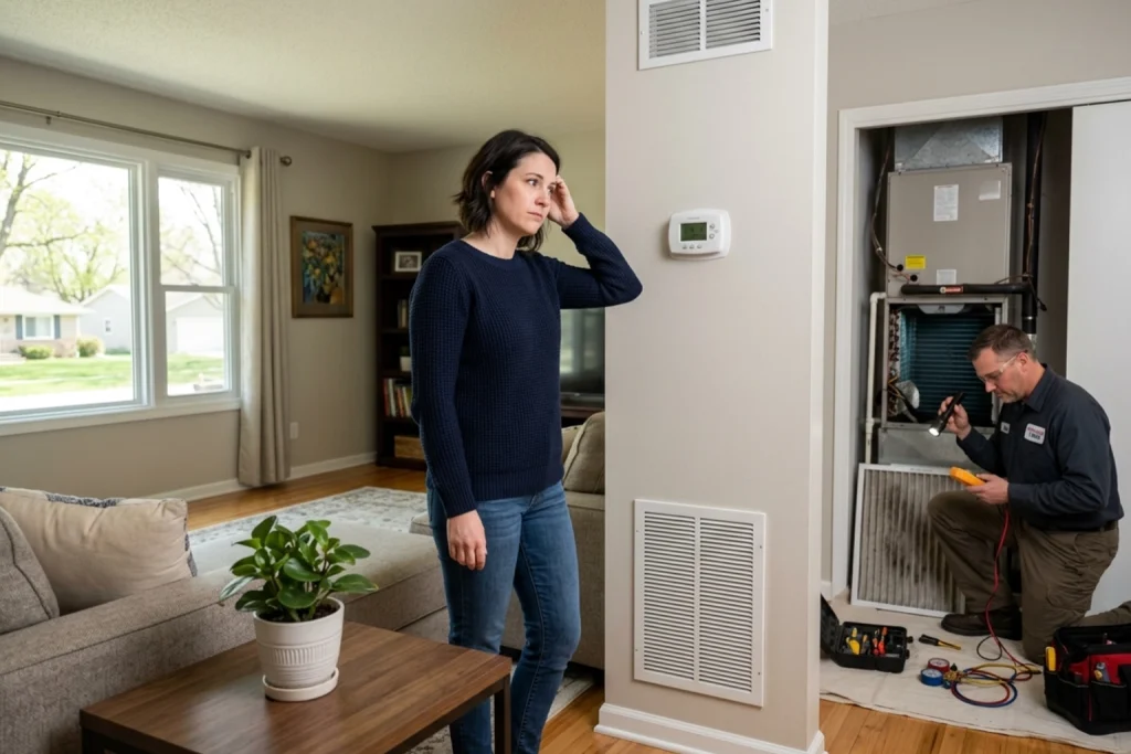 AC short cycling concern during mild weather