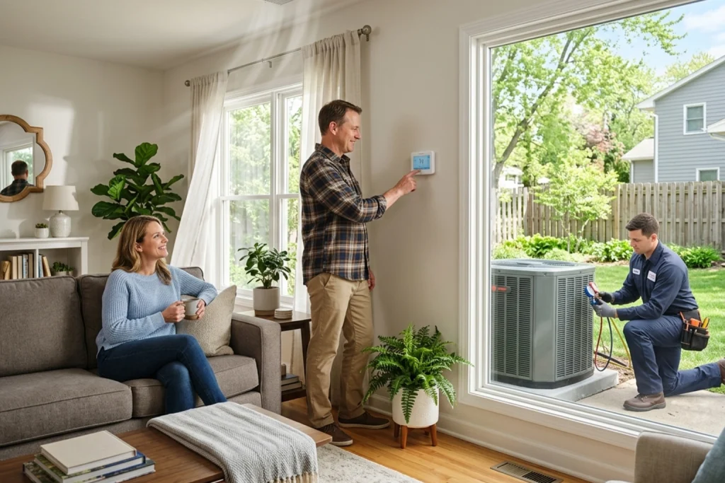 Spring HVAC transition prepares Cedar Falls home for cooling season