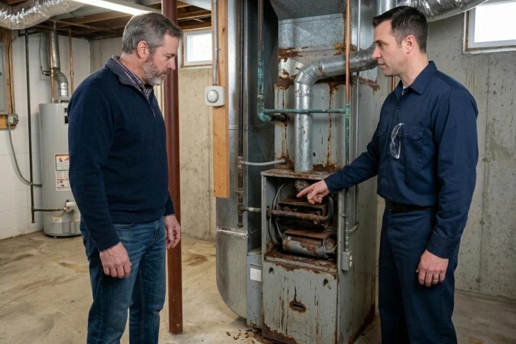 Homeowner learning signs it may be time to replace furnace