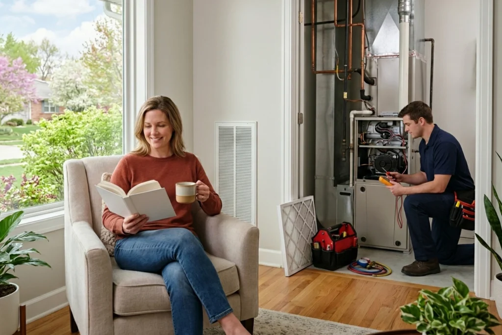 Seasonal HVAC maintenance keeping home comfortable year-round